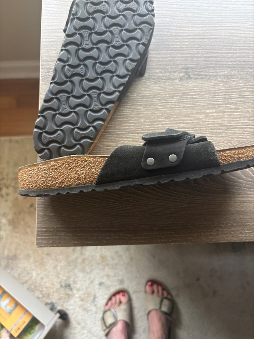 Birkenstock Black Oita Sandals - Picture 3 of 4